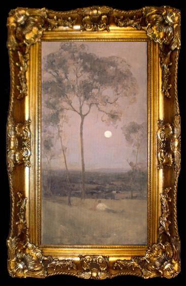 framed  Arthur streeton About us the Great Grave Sky (nn02), ta009-2